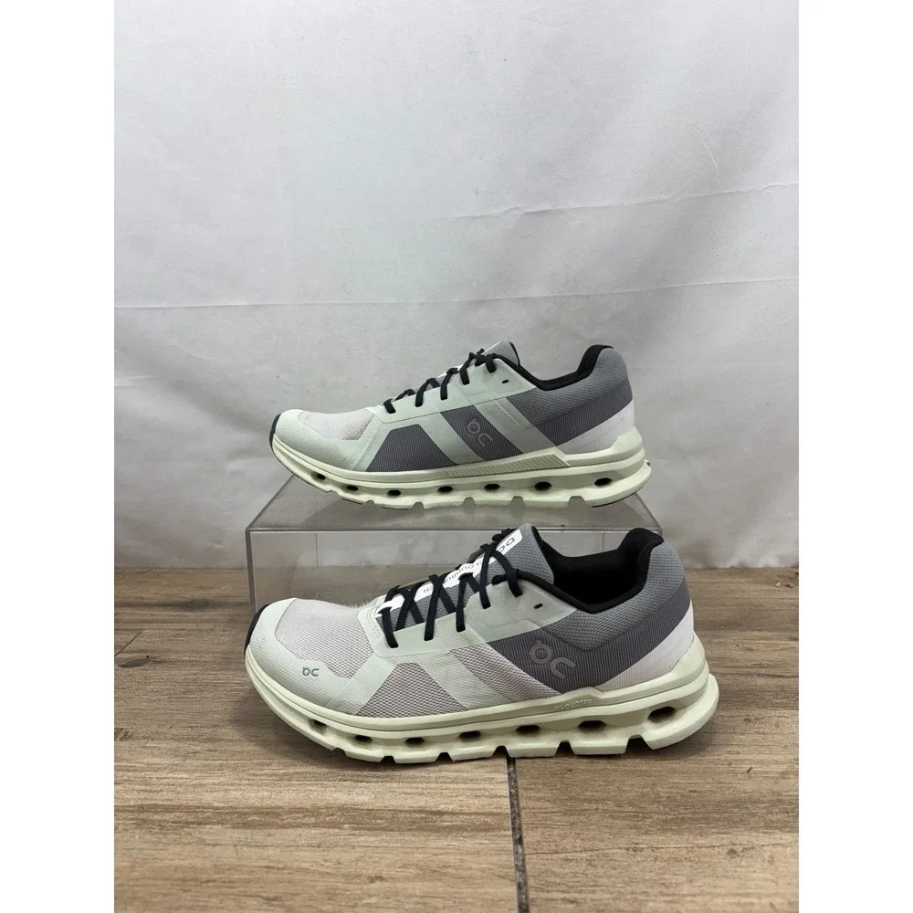 On Cloudrunner Women's Running Shoes Gray White US 10.5 UK 8.5‎ EU 42.5